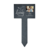 Personalised Memorial Photo Slate Plant Marker – In Loving Memory Dove Design - Image 5