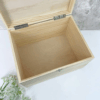 Personalised Wooden Memory Box – Pine Wreath Design, Keepsake in 4 Sizes - Image 3