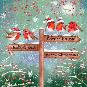 Robins on Sign
